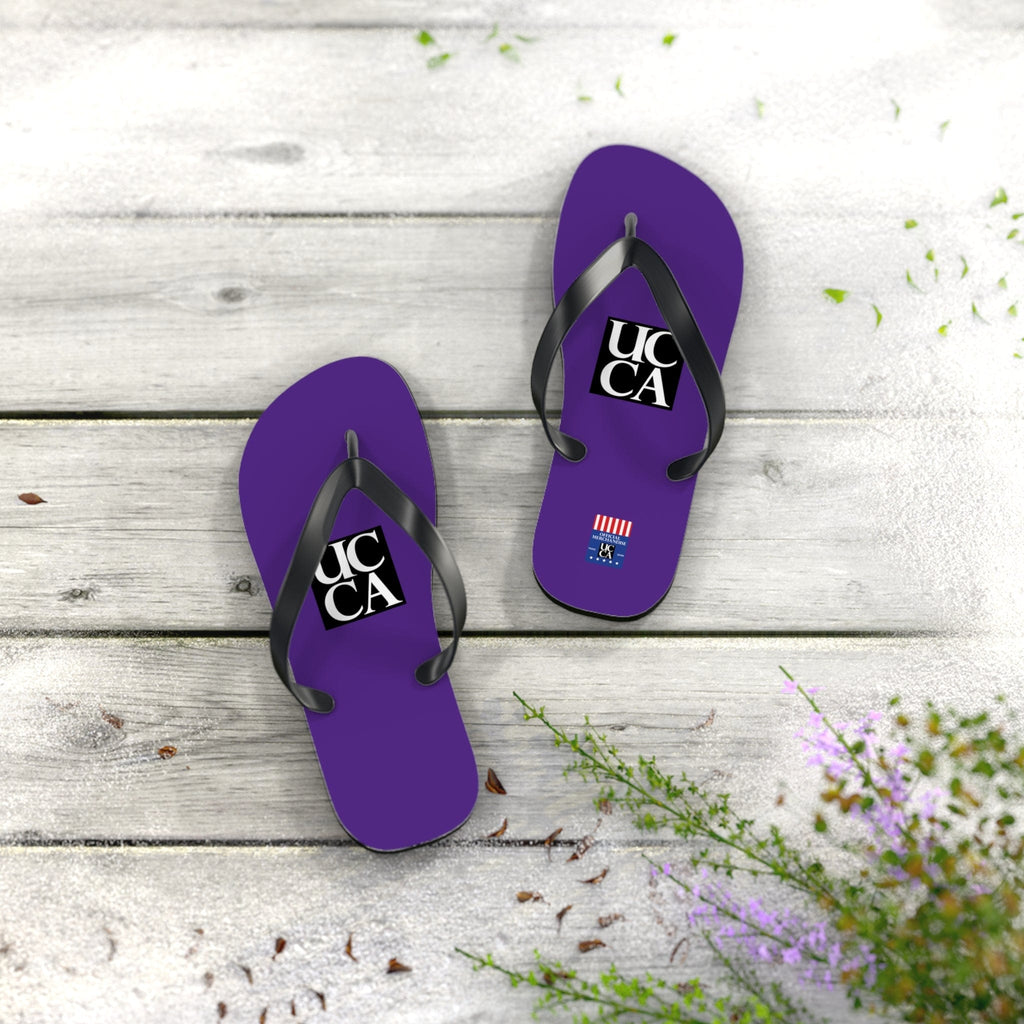 Step Into Summer with UCCA Flip Flops - Purple Shoes