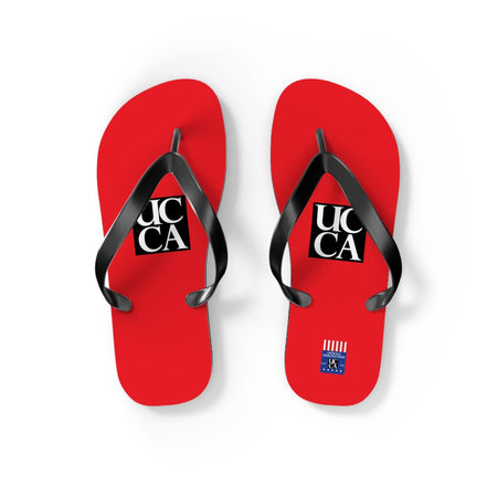 Step Into Summer with UCCA Flip Flops - Red S / Black sole Shoes