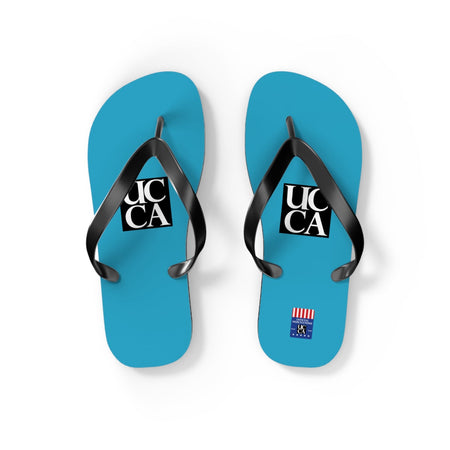 Step Into Summer with UCCA Flip Flops - Turquoise S / Black sole Shoes