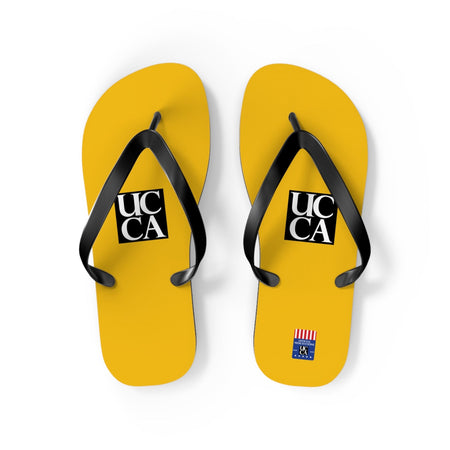 Step Into Summer with UCCA Flip Flops - Yellow M / Black sole Shoes