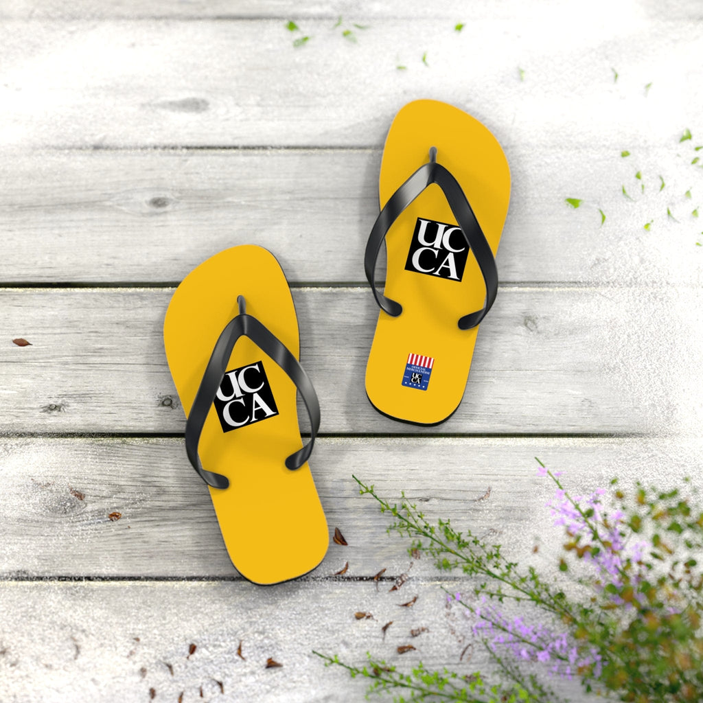 Step Into Summer with UCCA Flip Flops - Yellow Shoes