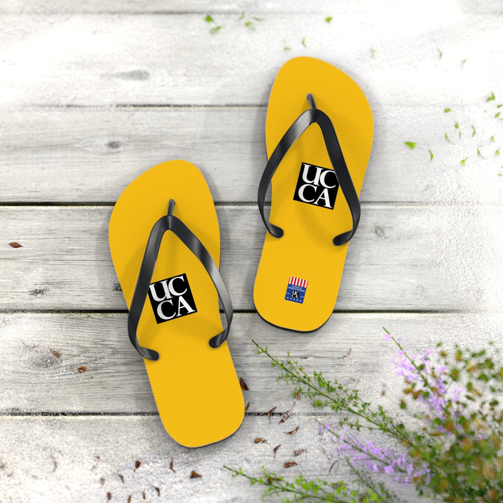 Step Into Summer with UCCA Flip Flops - Yellow Shoes