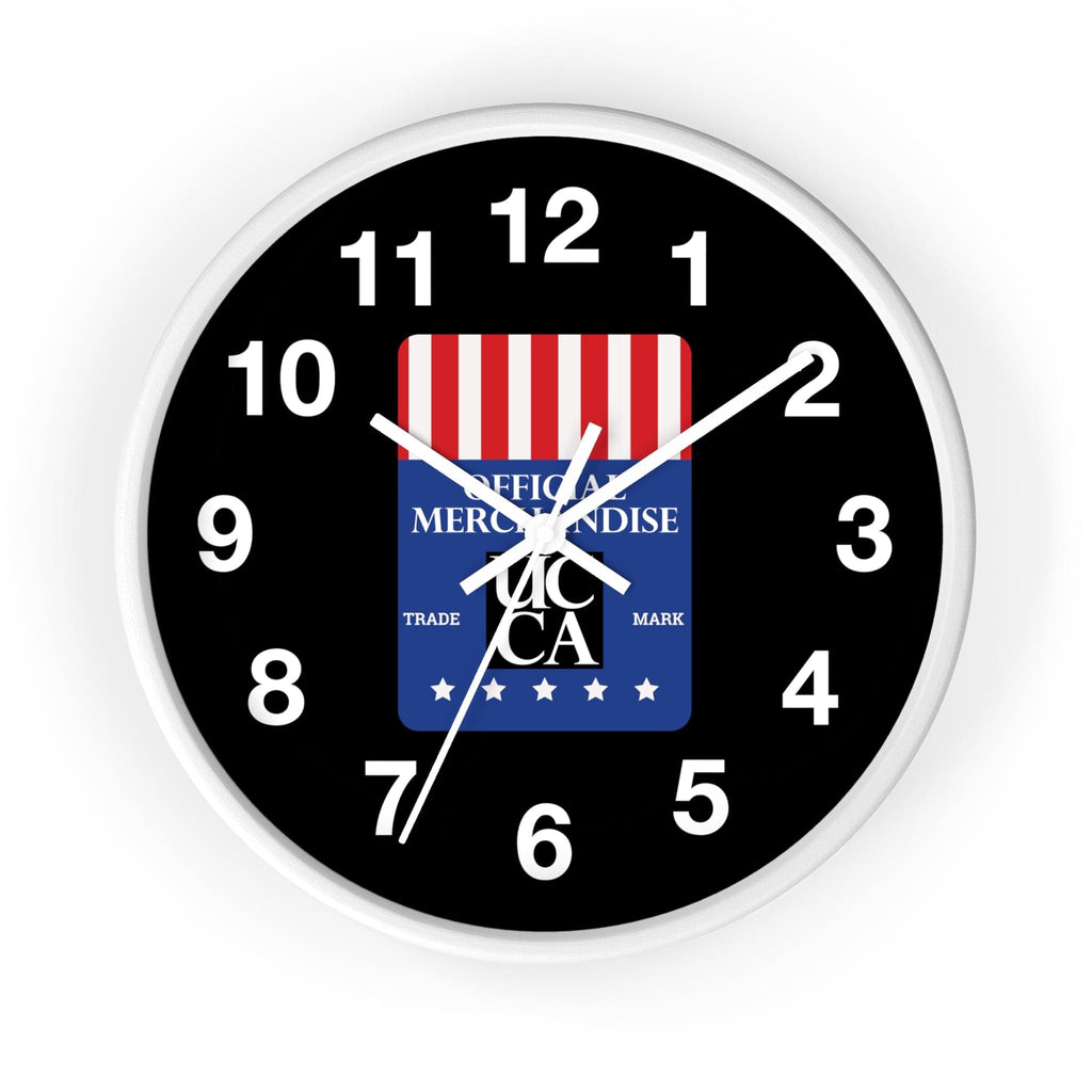 The Official UCCA Timekeeper: Wall Clock White Base / White / 10