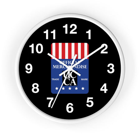 The Official UCCA Timekeeper: Wall Clock White Base / White / 10" Home Decor