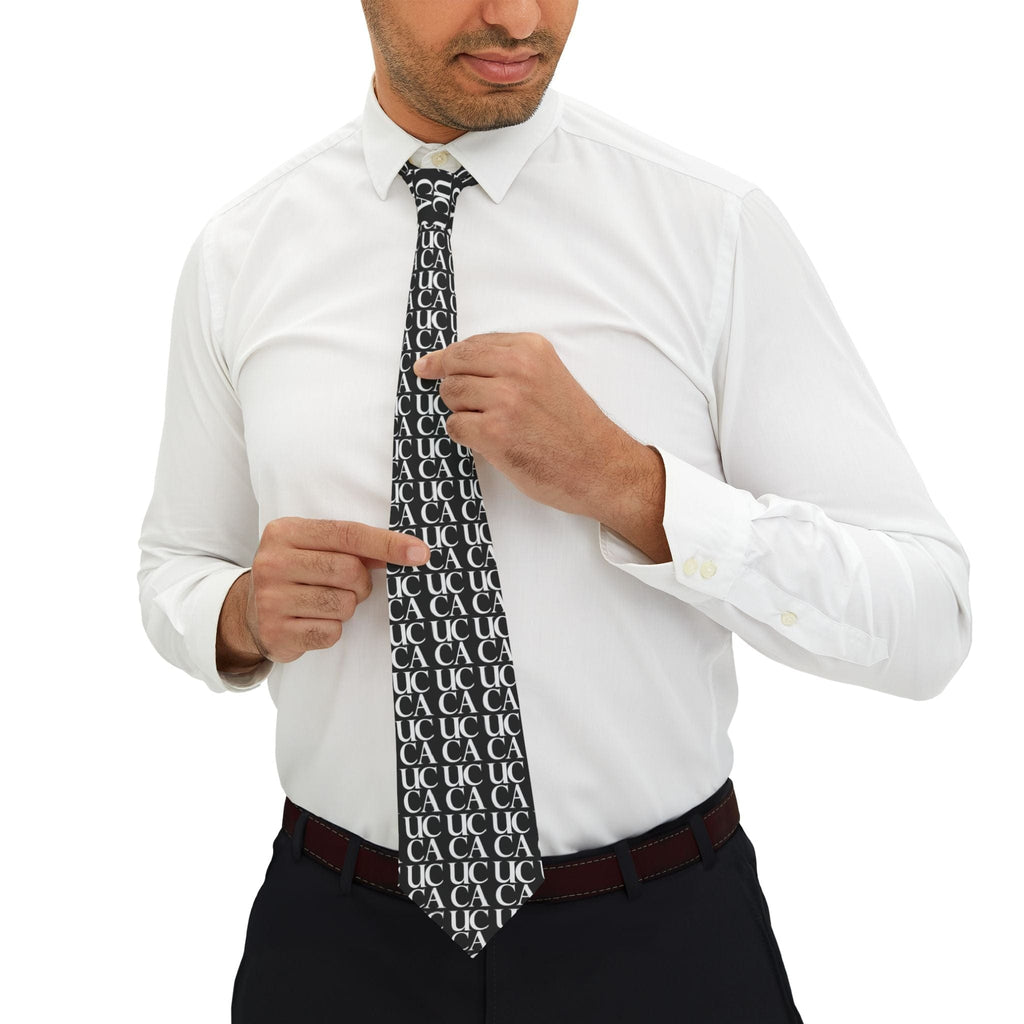 The UCCA Classic Monogram Tie: Bold. Professional. Unapologetically Stylish. One Size Accessories