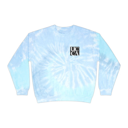 Throwback Vibes: UCCA Tie-Dye Sweatshirt Lagoon / 2XL Sweatshirt