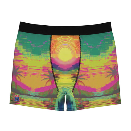 "Tropical Vibes" Men's Boxer Briefs All Over Prints