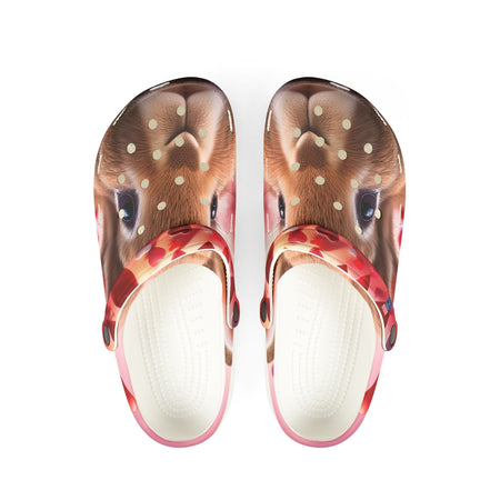 UCCA Bunny &amp; Hearts Slip-Ons Shoes