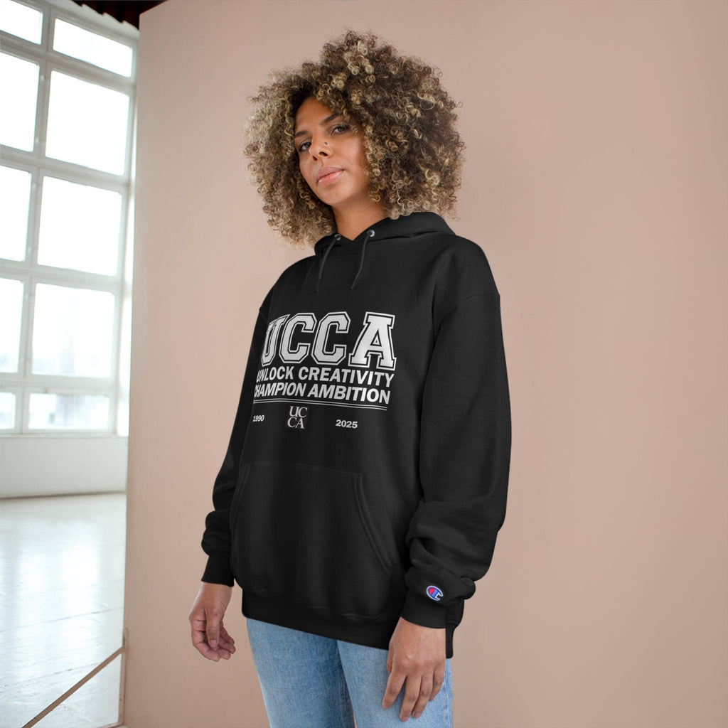 UCCA Champion Hoodie - UNLOCK CREATIVITY, CHAMPION AMBITION Hoodie