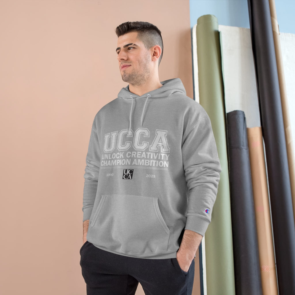 UCCA Champion Hoodie - UNLOCK CREATIVITY, CHAMPION AMBITION Hoodie