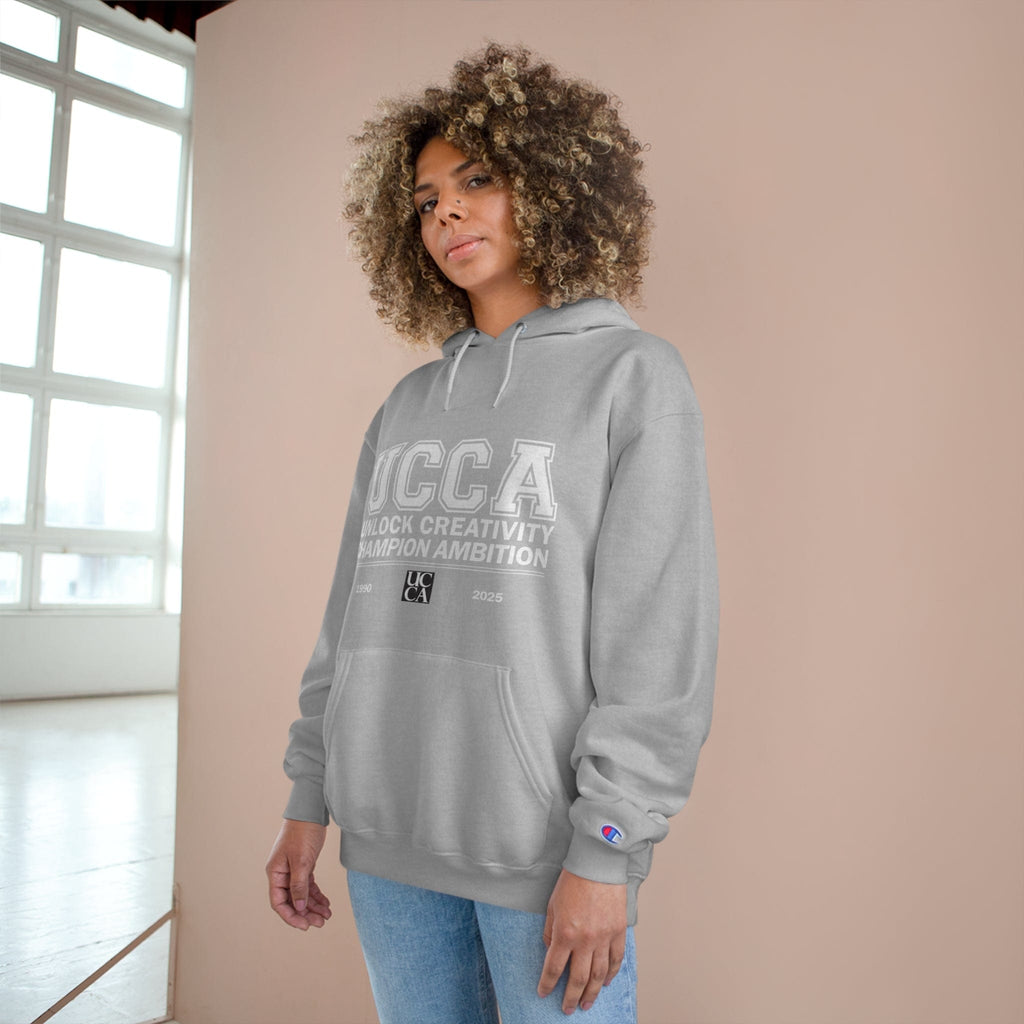 UCCA Champion Hoodie - UNLOCK CREATIVITY, CHAMPION AMBITION Hoodie