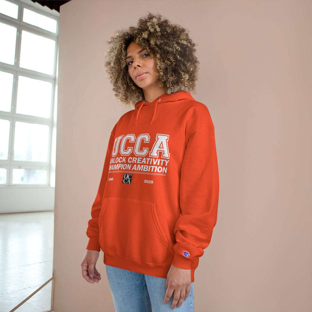 UCCA Champion Hoodie - UNLOCK CREATIVITY, CHAMPION AMBITION Hoodie