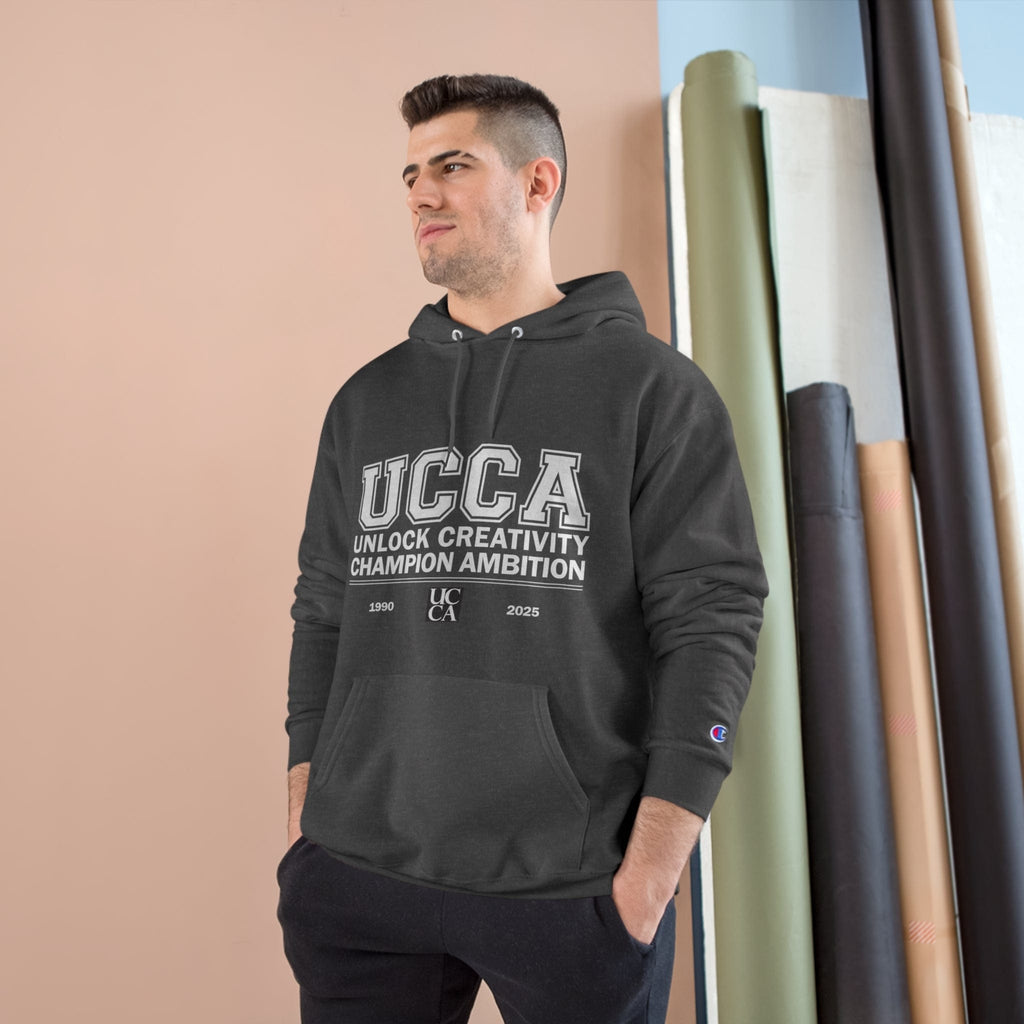 UCCA Champion Hoodie - UNLOCK CREATIVITY, CHAMPION AMBITION Hoodie