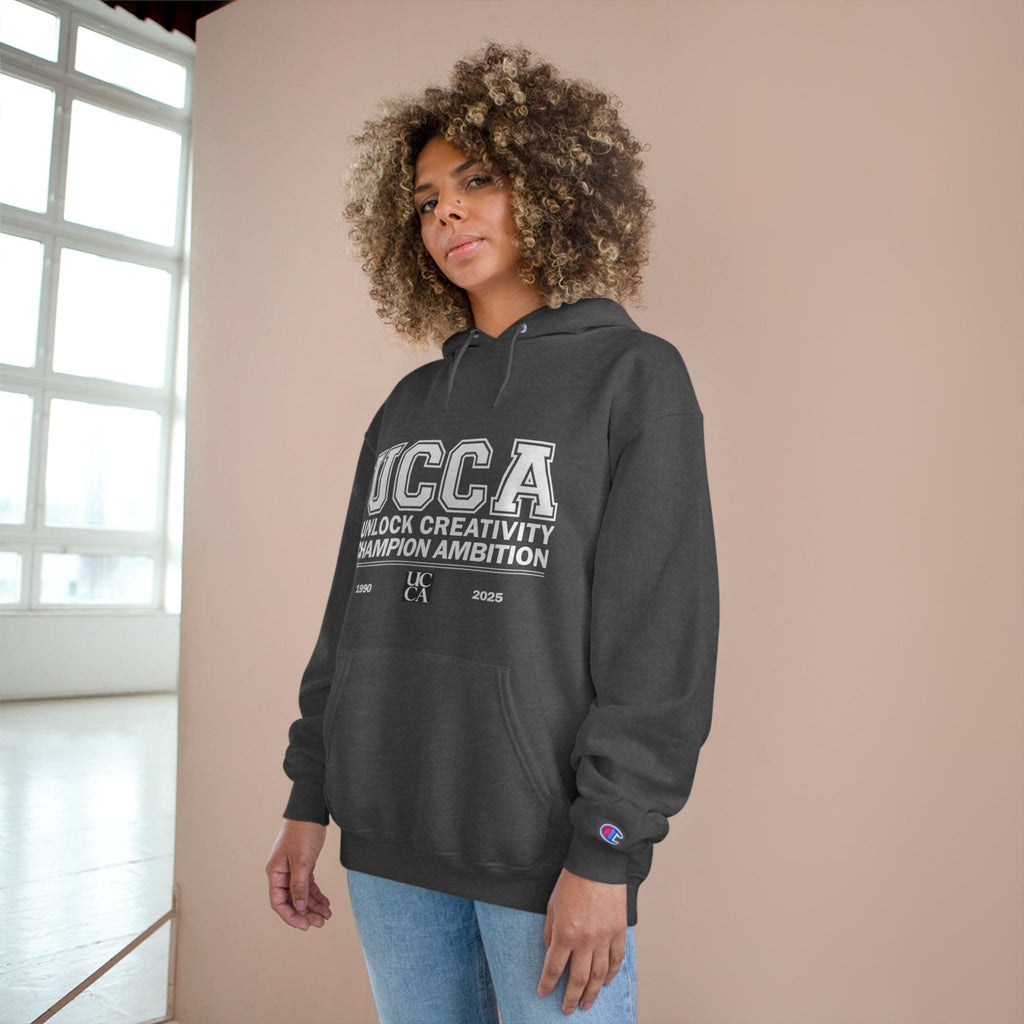 UCCA Champion Hoodie - UNLOCK CREATIVITY, CHAMPION AMBITION Hoodie