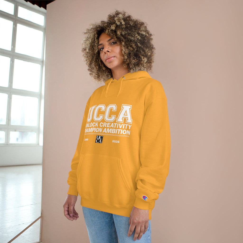 UCCA Champion Hoodie - UNLOCK CREATIVITY, CHAMPION AMBITION Hoodie