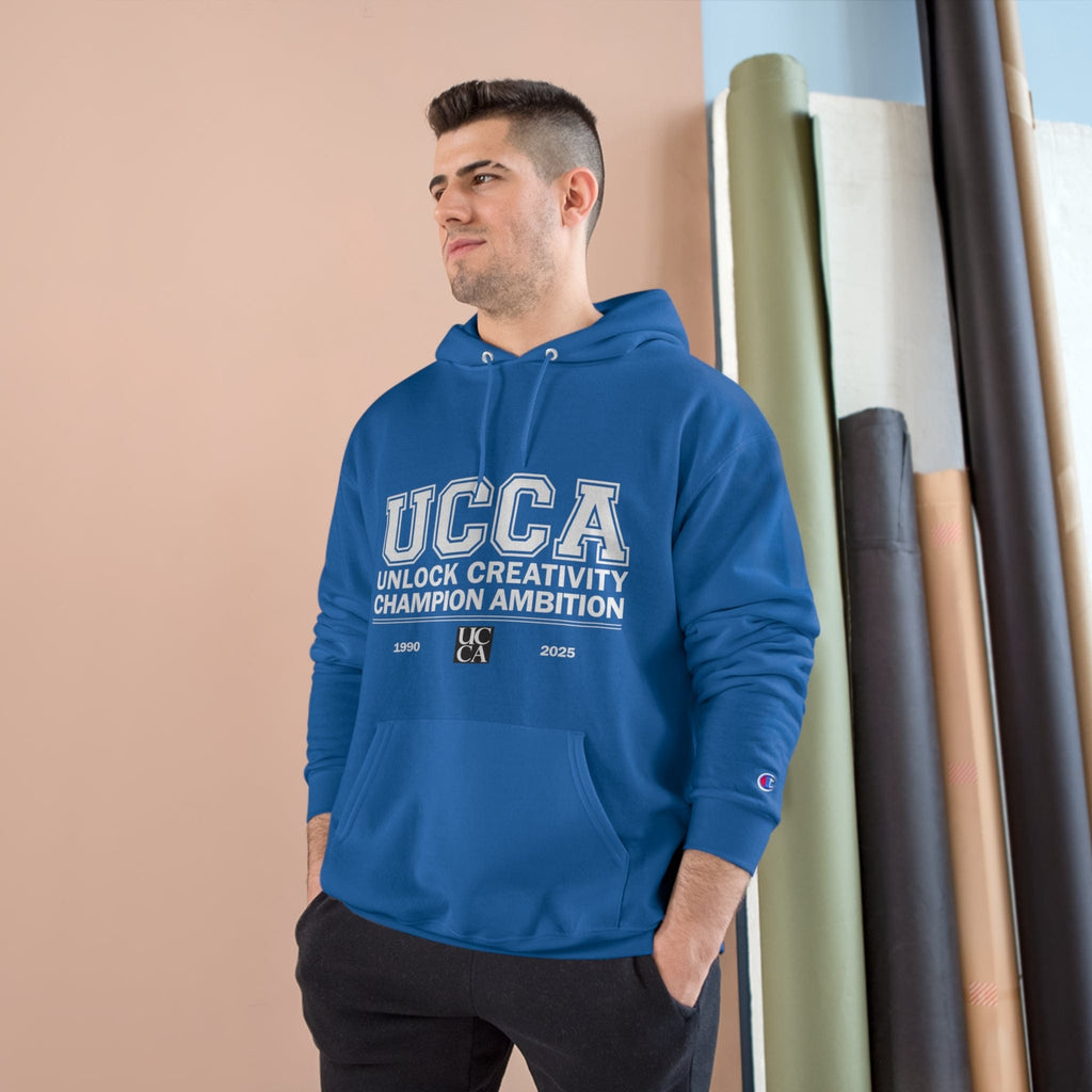 UCCA Champion Hoodie - UNLOCK CREATIVITY, CHAMPION AMBITION Hoodie