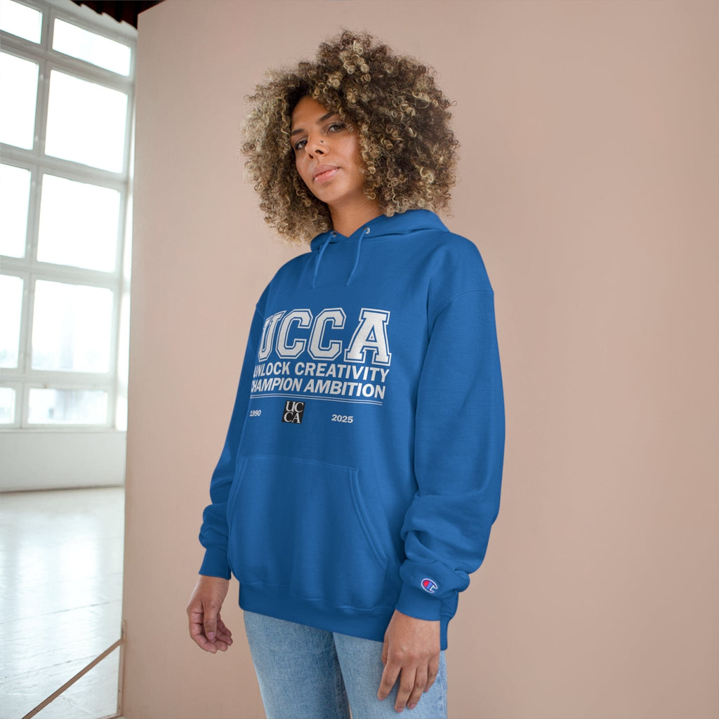 UCCA Champion Hoodie - UNLOCK CREATIVITY, CHAMPION AMBITION Hoodie