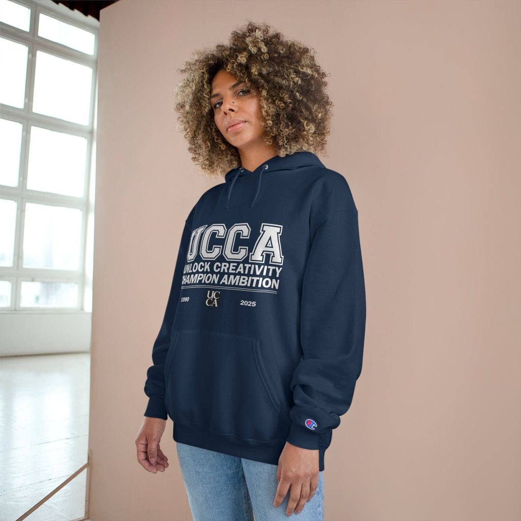 UCCA Champion Hoodie - UNLOCK CREATIVITY, CHAMPION AMBITION Hoodie