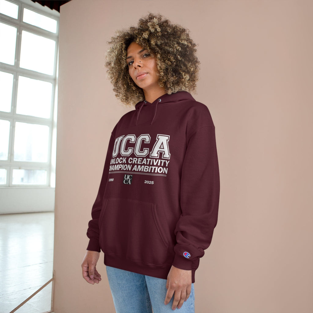 UCCA Champion Hoodie - UNLOCK CREATIVITY, CHAMPION AMBITION Hoodie