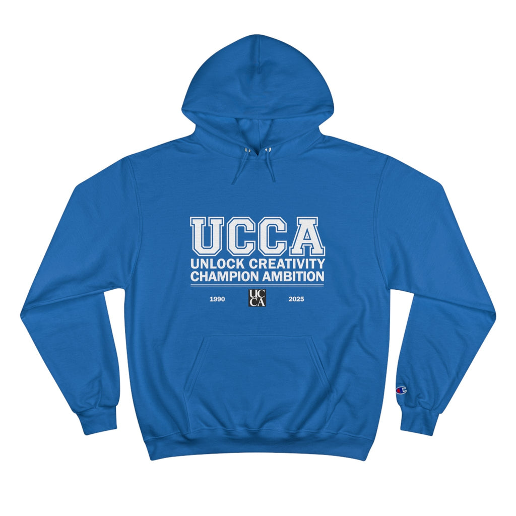 UCCA Champion Hoodie - UNLOCK CREATIVITY, CHAMPION AMBITION Royal Blue / S Hoodie