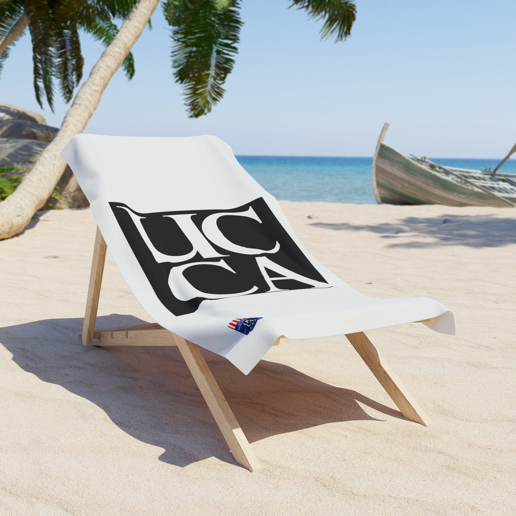 UCCA Classic Contrast Beach Towel 30