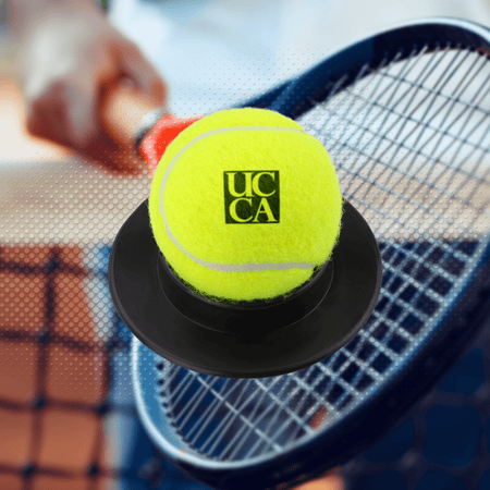 UCCA Collector’s Tennis Ball – Smash Hit Logo Edition Sports