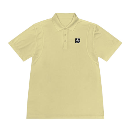 "UCCA Elite Performance" Men's Sport Polo Shirt Vegas Gold / S T-Shirt