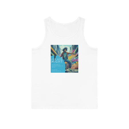 UCCA Hip Hop Club Retro Tank - Unisex Softstyle™ White / S Tank Top