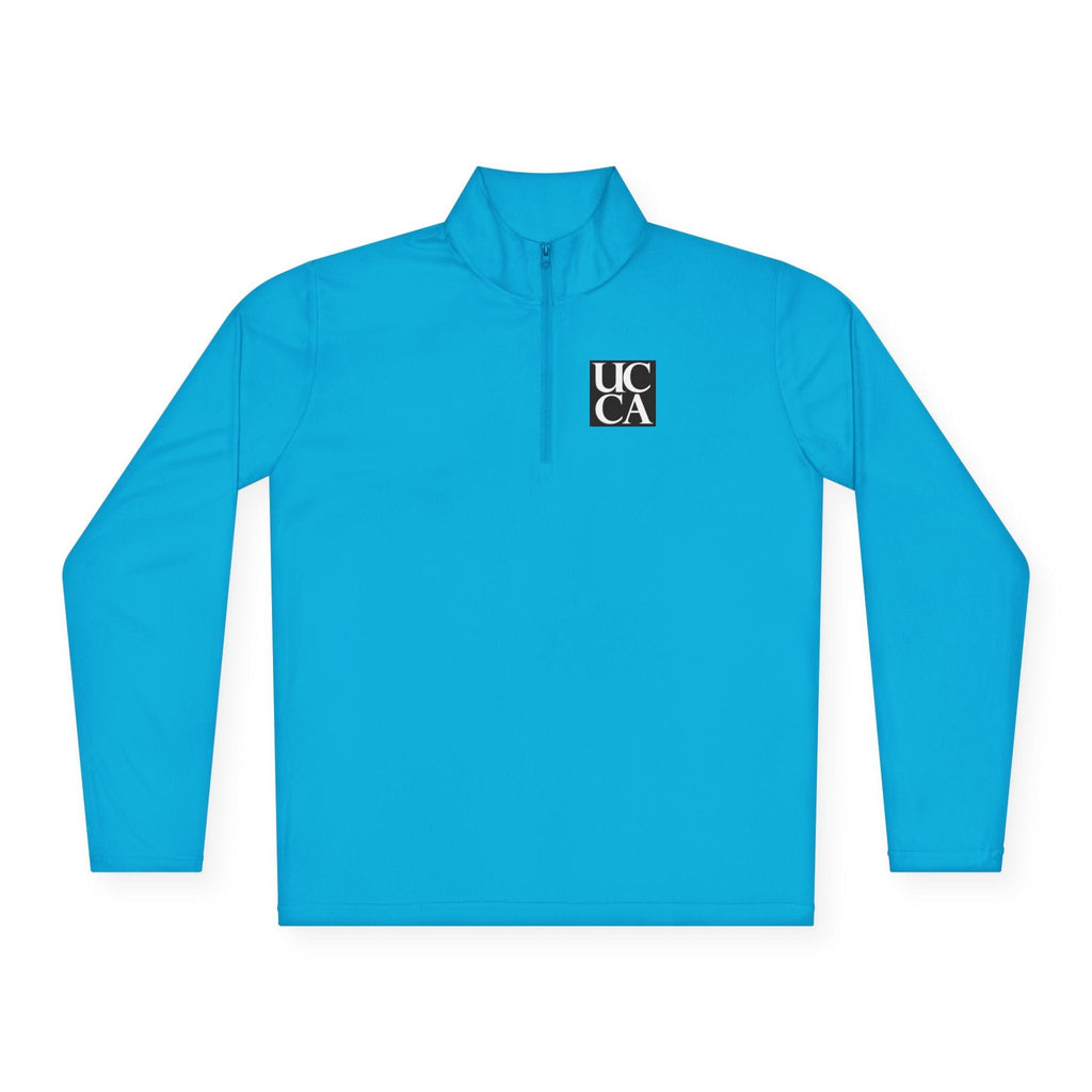 UCCA Iconic Unisex Quarter-Zip Pullover – Game-Ready & Everyday Cool S / Atomic Blue Long-sleeve