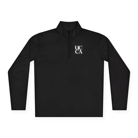 UCCA Iconic Unisex Quarter-Zip Pullover – Game-Ready & Everyday Cool S / Black Long-sleeve