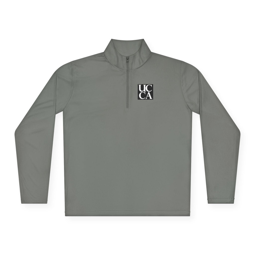 UCCA Iconic Unisex Quarter-Zip Pullover – Game-Ready & Everyday Cool XS / Grey Concrete Long-sleeve