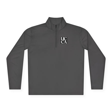 UCCA Iconic Unisex Quarter-Zip Pullover – Game-Ready & Everyday Cool XS / Iron Grey Long-sleeve