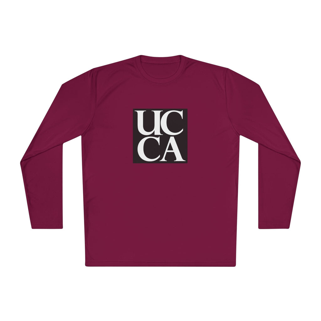 UCCA Lightweight Long Sleeve Tee – Active Comfort, Everyday Cool Maroon / XS Long-sleeve