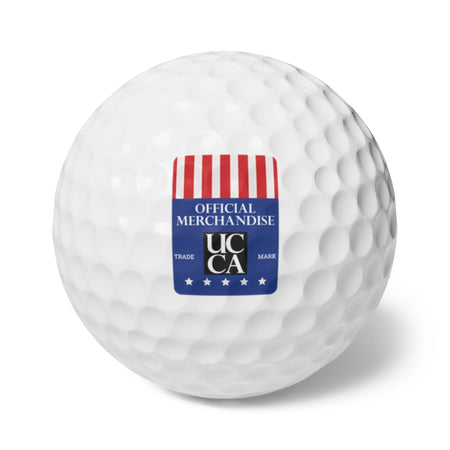 UCCA Official Merchandise Golf Balls: Authenticity on the Green, 6pcs 1.7" / 6 pcs Accessories