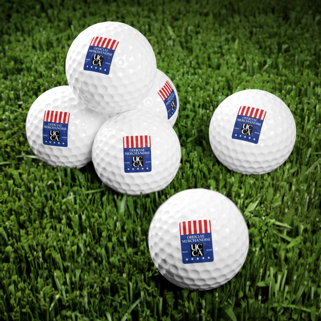 UCCA Official Merchandise Golf Balls: Authenticity on the Green, 6pcs 1.7