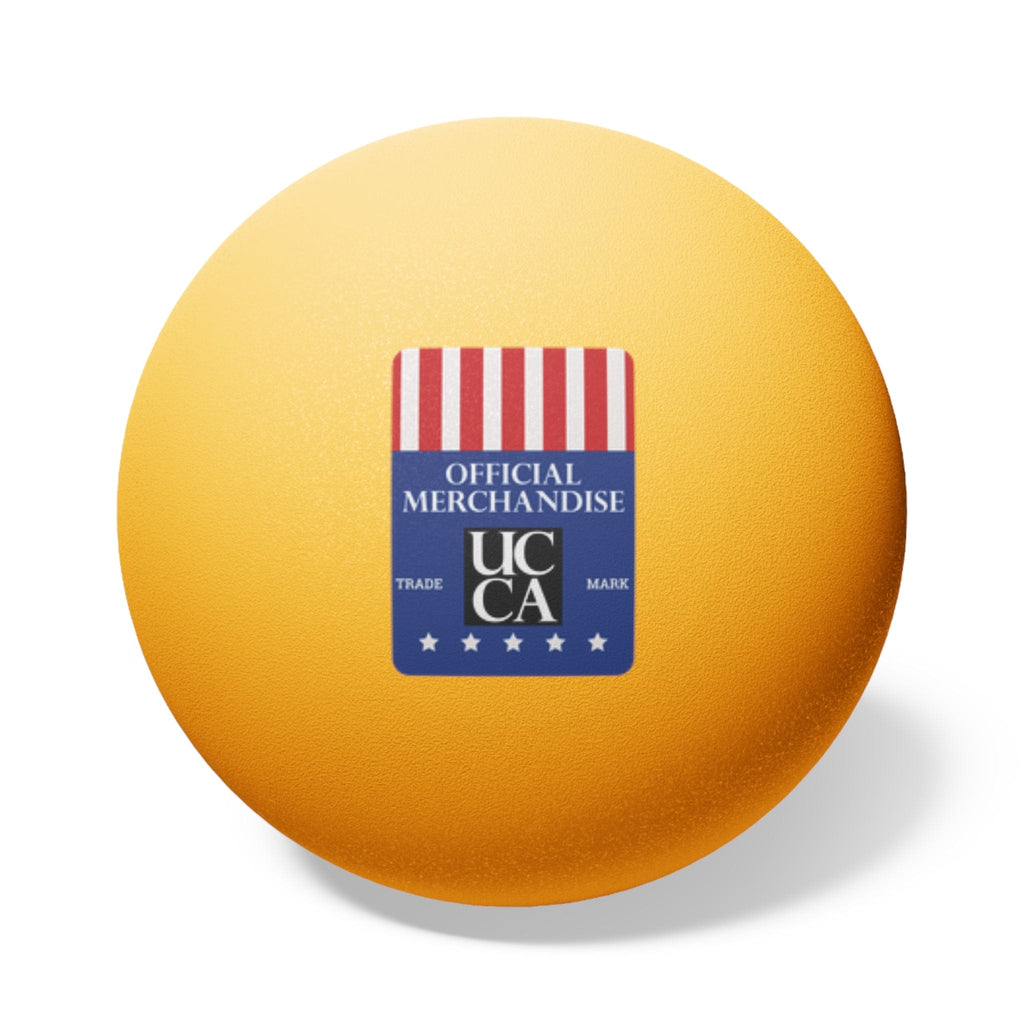 UCCA Official Ping Pong Balls – Game On Edition, 6 pcs 🏓✨ Orange / 1.6