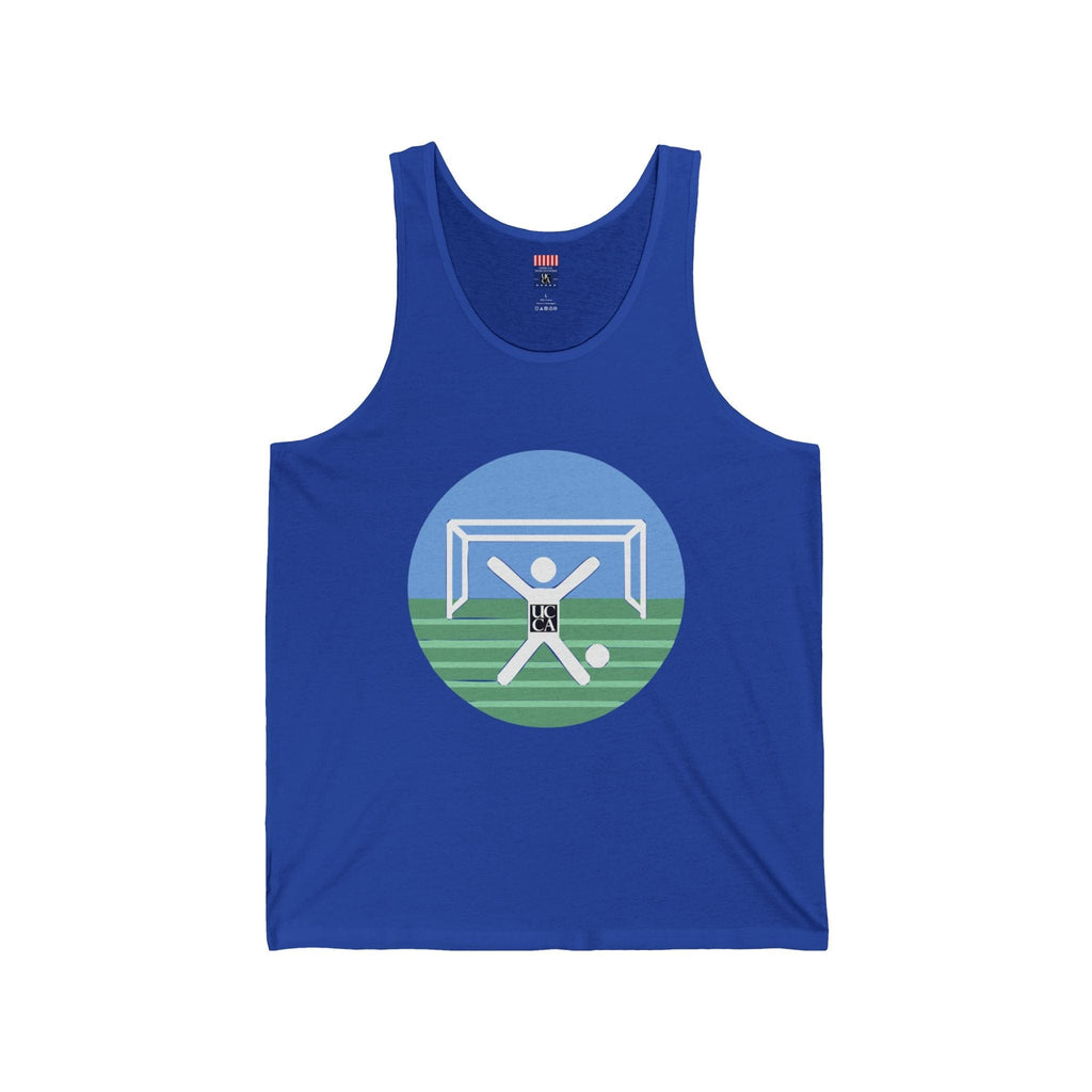 UCCA Penalty Save Jersey Tank – Own the Goal XS / True Royal Tank Top