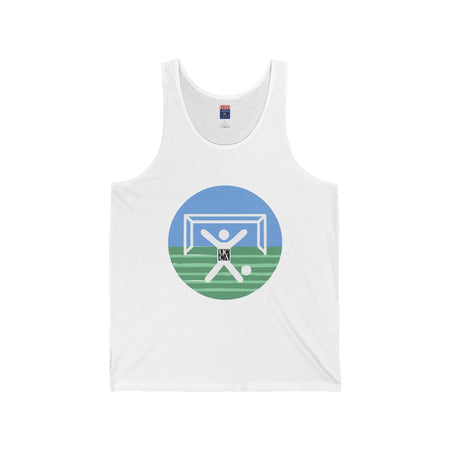 UCCA Penalty Save Jersey Tank – Own the Goal XS / White Tank Top