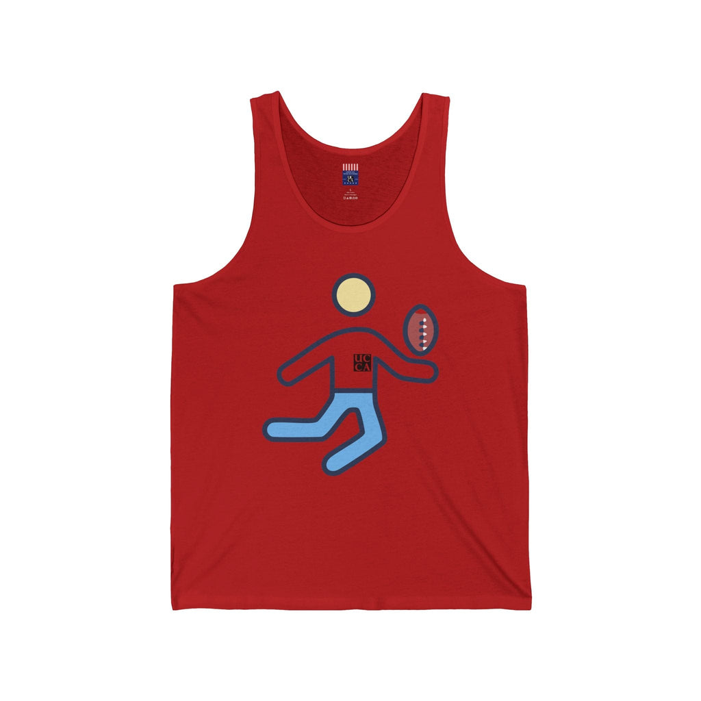 UCCA Playmaker Jersey Tank – Game On, Style Up XS / Red Tank Top