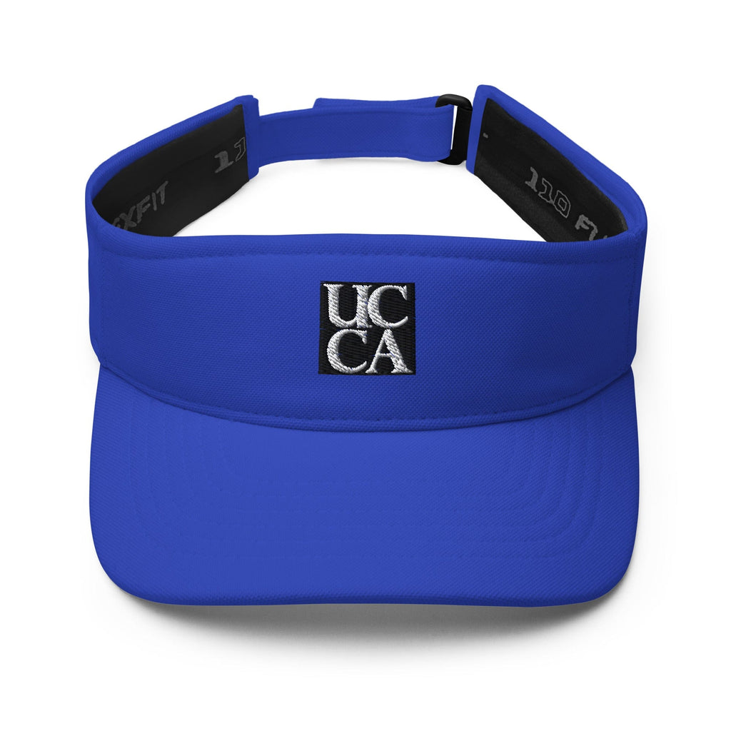 UCCA Premium Embroidered Logo Unisex Visor – Stay Cool, Look Sharp! Royal Hats