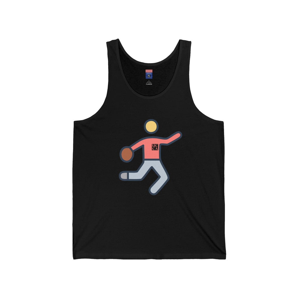 UCCA Soccer Icon Jersey Tank – Kick It in Style XS / Black Tank Top