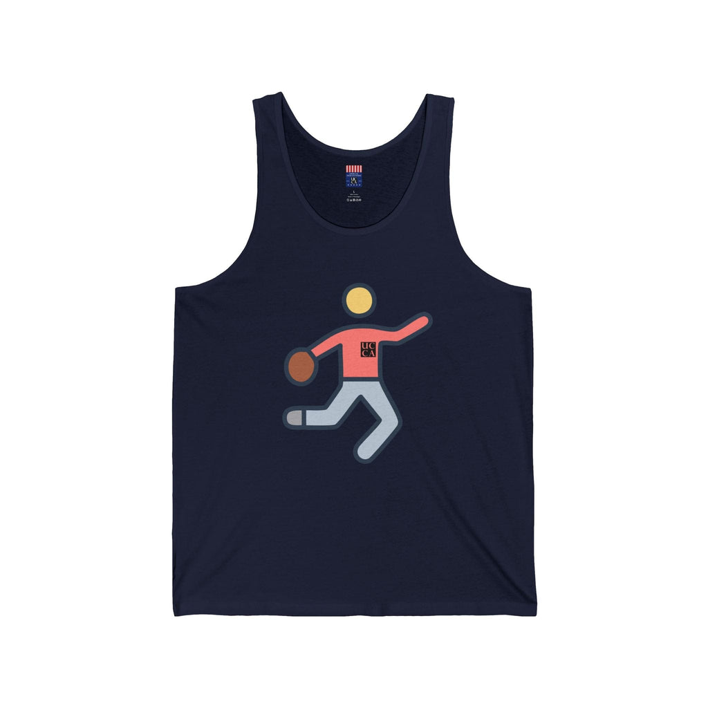 UCCA Soccer Icon Jersey Tank – Kick It in Style XS / Navy Tank Top