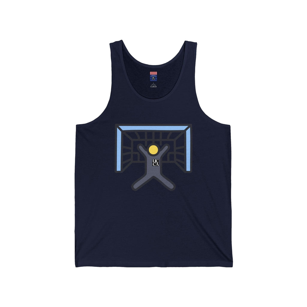 UCCA Soccer Icon Jersey Tank – Kick It in Style XS / Navy Tank Top