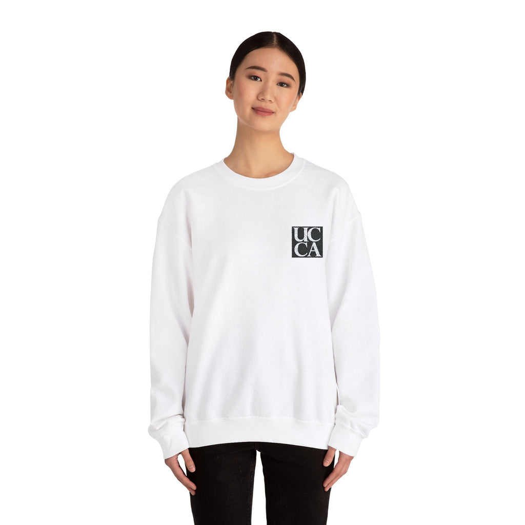 UCCA Unisex Heavy Blend™ Embroidered Crewneck Sweatshirt by Gildan Sweatshirt