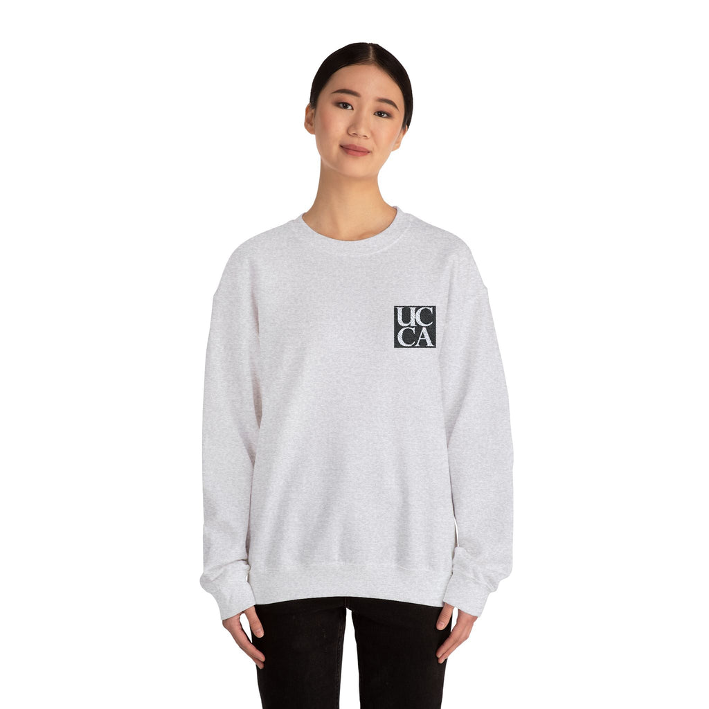 UCCA Unisex Heavy Blend™ Embroidered Crewneck Sweatshirt by Gildan Sweatshirt