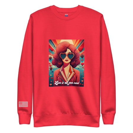 Unisex Premium Sweatshirt Team Red / S