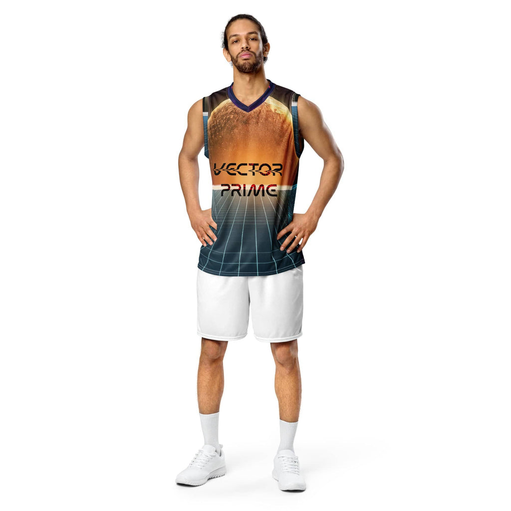 Vector Prime Basketball Jersey: Your Court, Your Universe (Recycled Sustainable Materials) 2XS Basket Ball Top