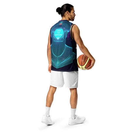 Vector Prime Basketball Jersey: Your Court, Your Universe (Recycled Sustainable Materials) Basket Ball Top