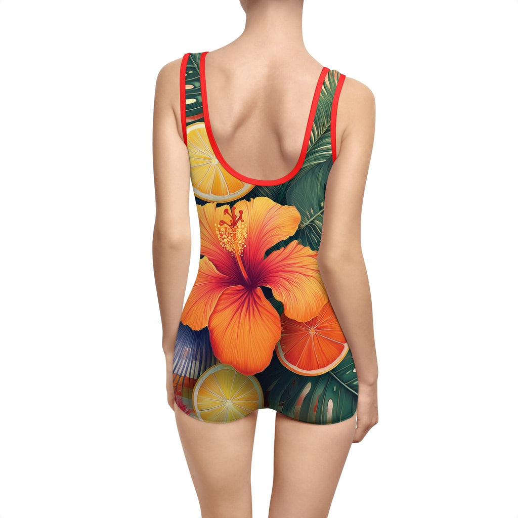 Vintage Vibes: Retro-Inspired One-Piece Swimsuit All Over Prints