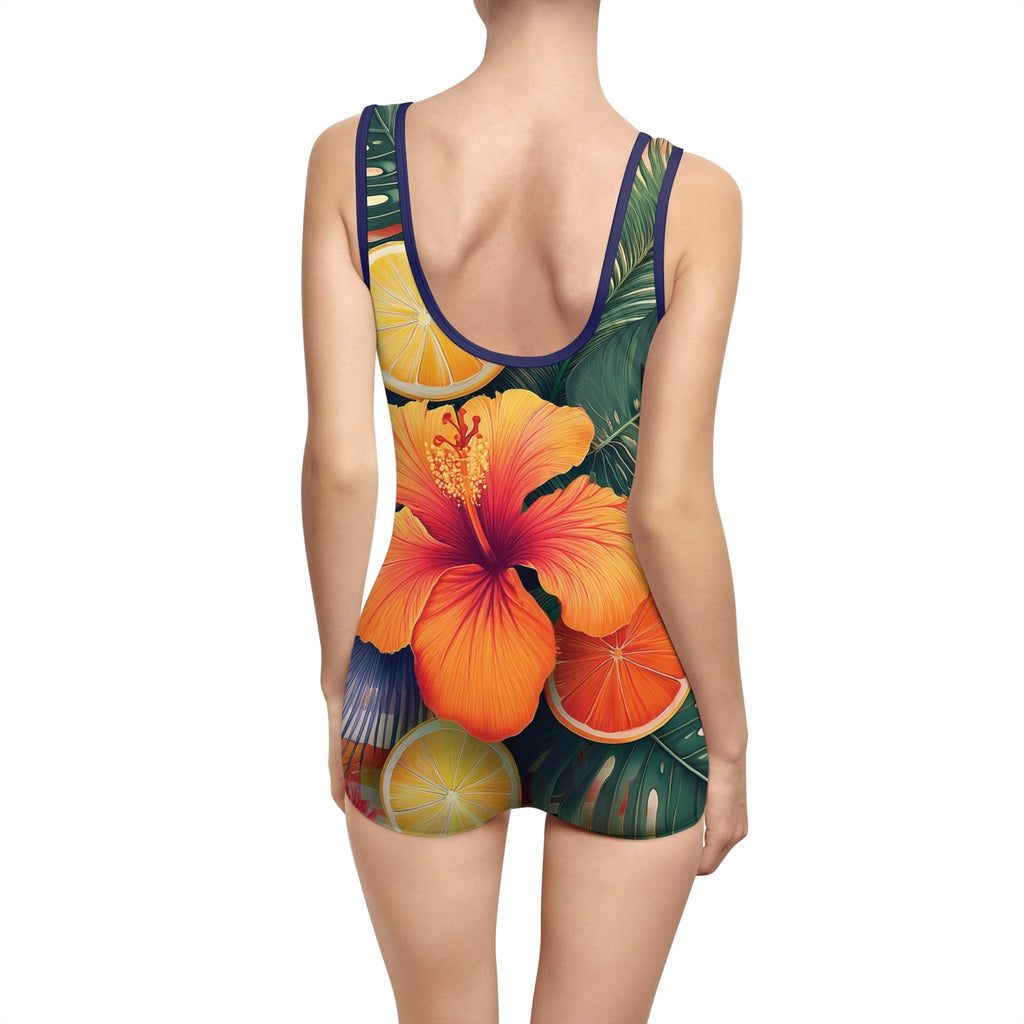 Vintage Vibes: Retro-Inspired One-Piece Swimsuit All Over Prints